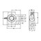 Ami Bearings SINGLE ROW BALL BEARING, 2-1/4'' WIDE SET SCREW NARROW SLOT TAKE-UP UCNST212-36 - alternate 2